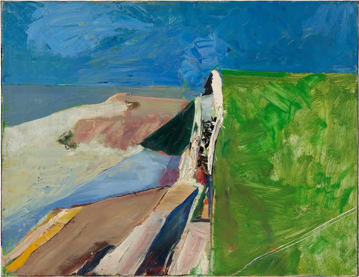 理查德·迪本科恩(Richard Diebenkorn)高清作品-1957Seawall