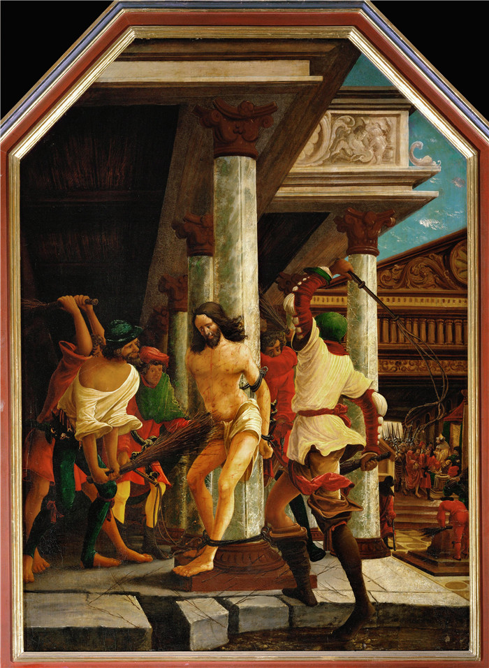 阿尔特多夫（Albrecht Altdorfer）高清作品-鞭打基督Бичевание Христа (128 x 93.5)
