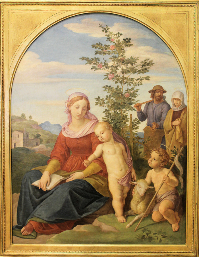 卡洛斯佛雷德(Julius Schnorr von Carolsfeld)作品-圣家族Chemnitz, Kunstsammlungen, die Heilige Familie
