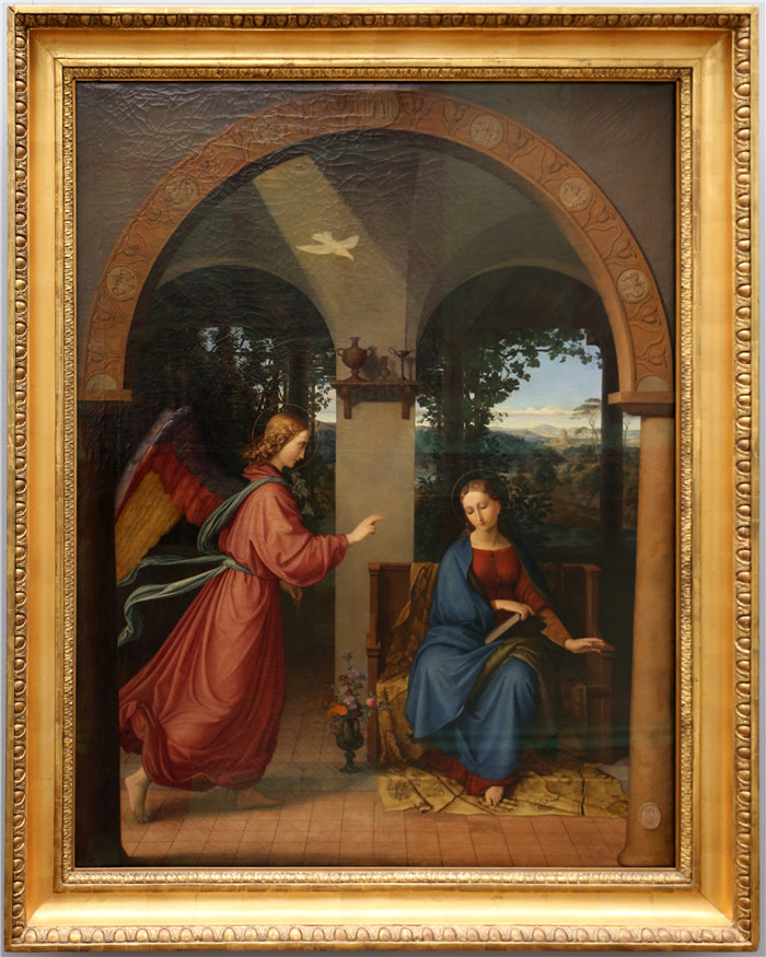 卡洛斯佛雷德(Julius Schnorr von Carolsfeld)作品-年鉴annunciazione, 1820, 01