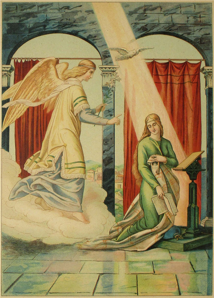 卡洛斯佛雷德（Julius Schnorr von Carolsfeld）作品-EsIstEinRosEntsprungen2Orginal 0007