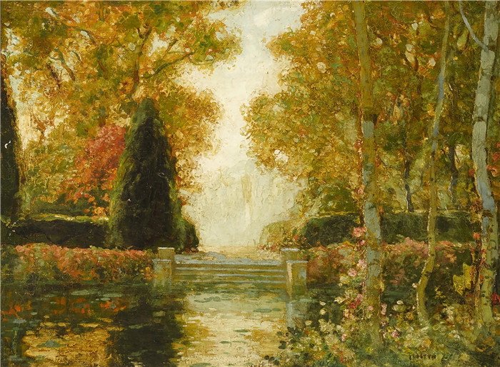 托马斯·埃德温·莫斯汀(Thomas Edwin Mostyn)作品-清晨的荣耀