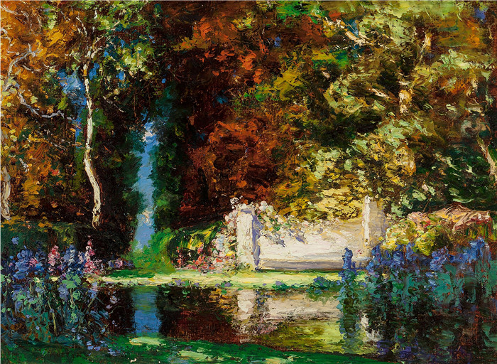 托马斯·埃德温·莫斯汀(Thomas Edwin Mostyn)作品-和平的港湾 The Haven of Peace