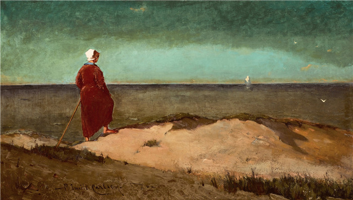 埃米尔·卡尔森(Emil Carlsen)高清作品-水手的妻子Sailor’s Wife, 1876