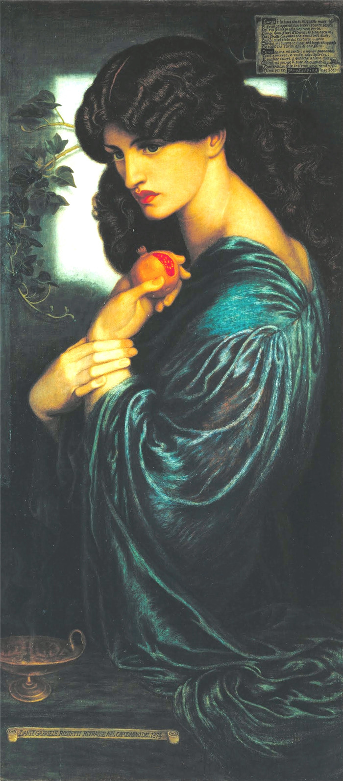 罗塞蒂（Dante Gabriel Rossetti）高清作品-普罗瑟派恩