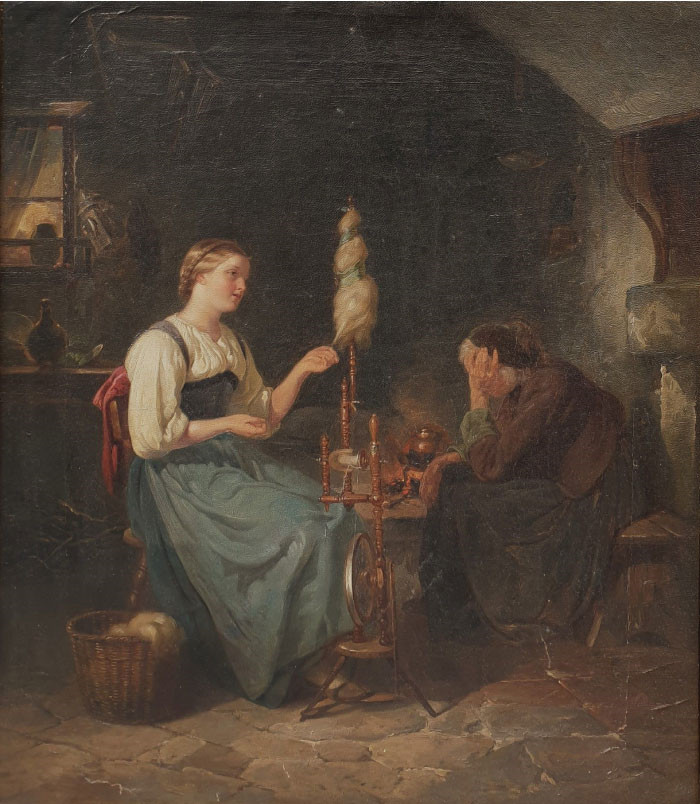 本杰明·沃蒂埃(Benjamin Vautier)高清作品-旋转器(Attributed to) - The spinner (2)