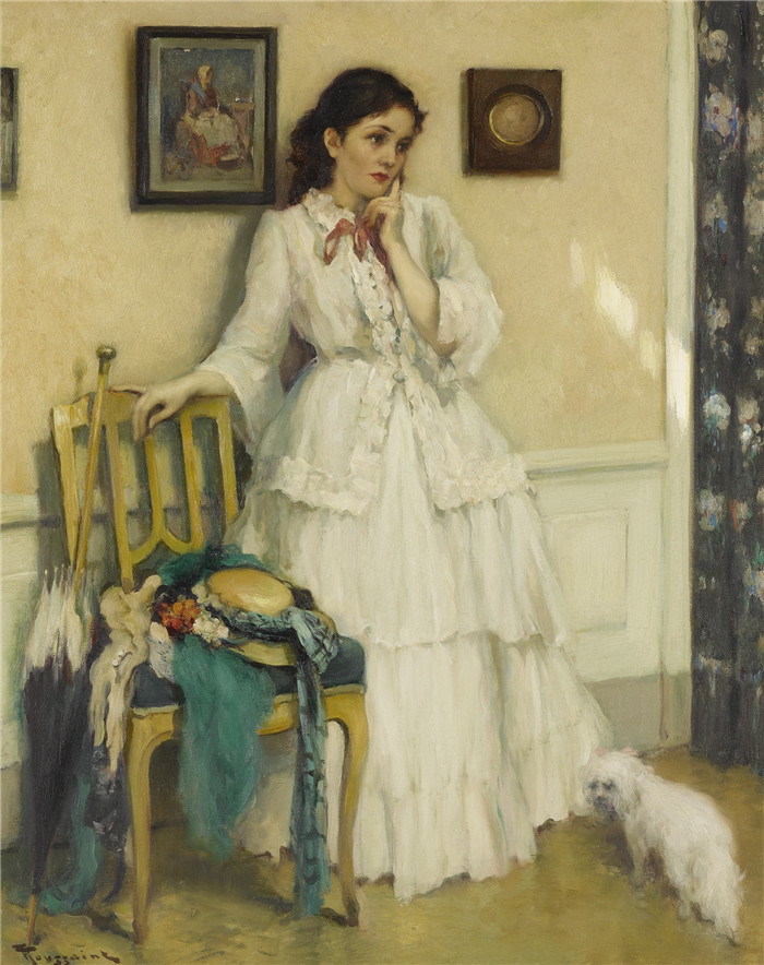 弗尔南德·图森特(Fernand Toussaint) 高清作品-沉思 PENSIVE