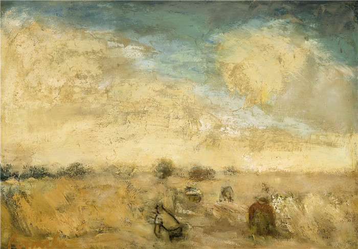 康斯坦特·普瑞迈克(Constant Permeke)作品-合唱团 Het koren