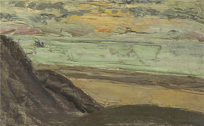 康斯坦特·普瑞迈克(Constant Permeke)作品-河流le rivage