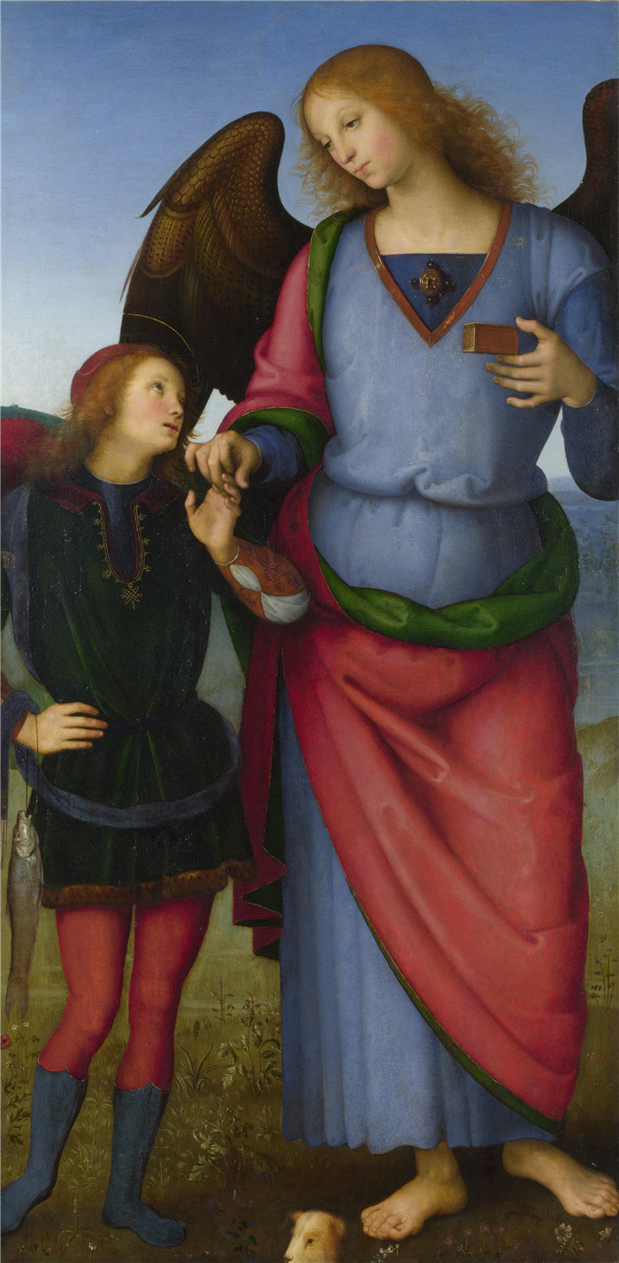 佩鲁吉诺（Pietro Perugino）高清作品-托拜厄斯与大天使拉斐尔