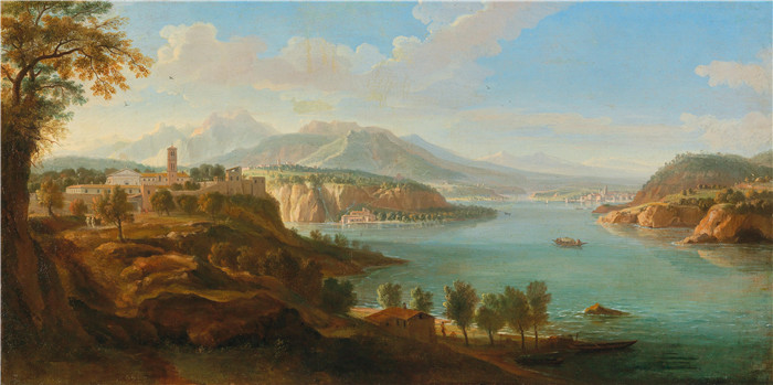 加斯帕·凡·维特尔(Gaspar van Wittel)-理想的风景An Ideal Landscape,
