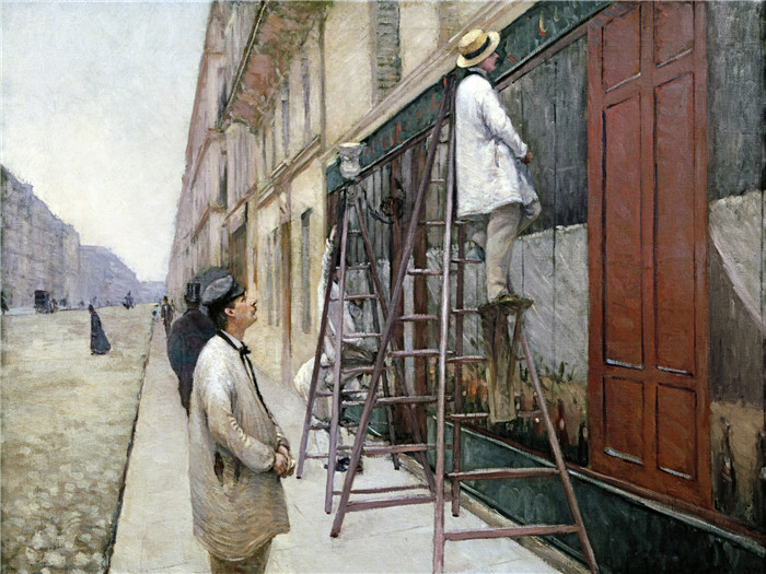 古斯塔夫·卡耶博特(Gustave Caillebotte)作品-房屋画家 187年