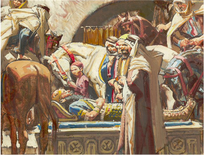 迪恩·康威尔(Dean Cornwell)作品-大渔夫