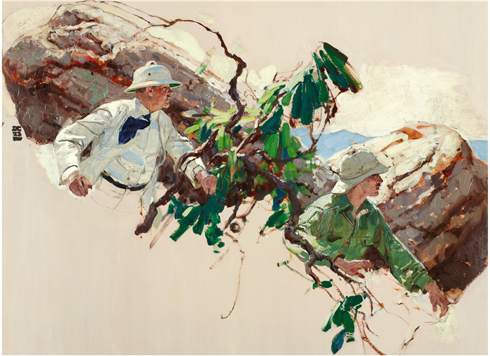 迪恩·康威尔（Dean Cornwell）作品-危险花园