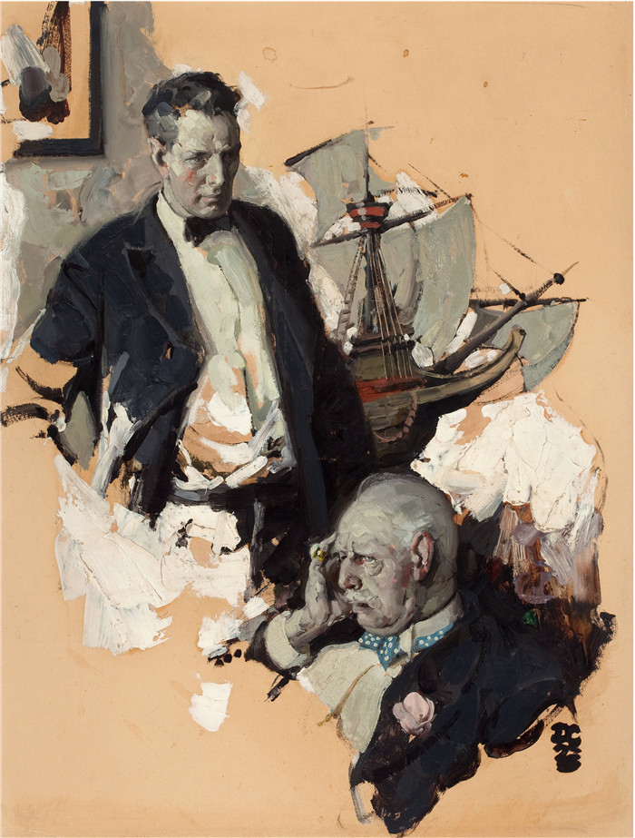 迪恩·康威尔（Dean Cornwell）作品-我有祸了