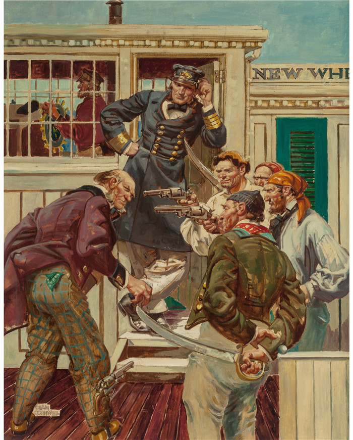 迪恩·康威尔(Dean Cornwell)作品-反抗