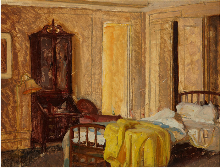 迪恩·康威尔（Dean Cornwell）作品-卧室