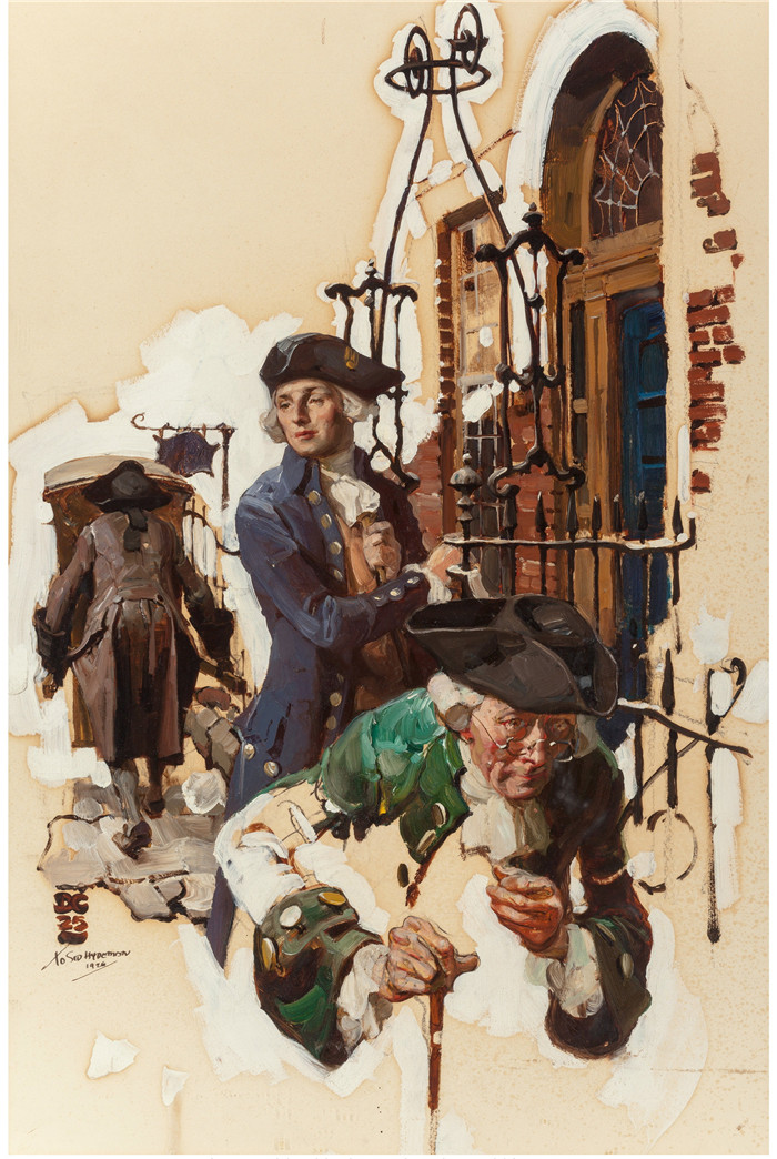 迪恩·康威尔(Dean Cornwell)作品-呼叫者