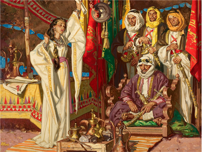 迪恩·康威尔(Dean Cornwell)作品-法拉发誓复仇