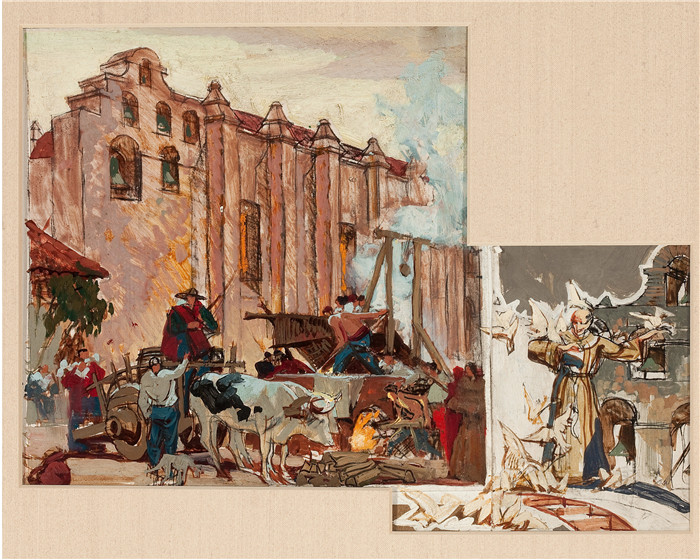 迪恩·康威尔(Dean Cornwell)作品-两套历史研究