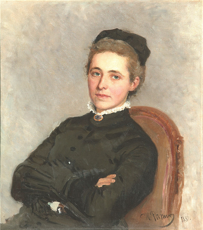 列宾（Ilya Repin）高清作品-Repman的肖像