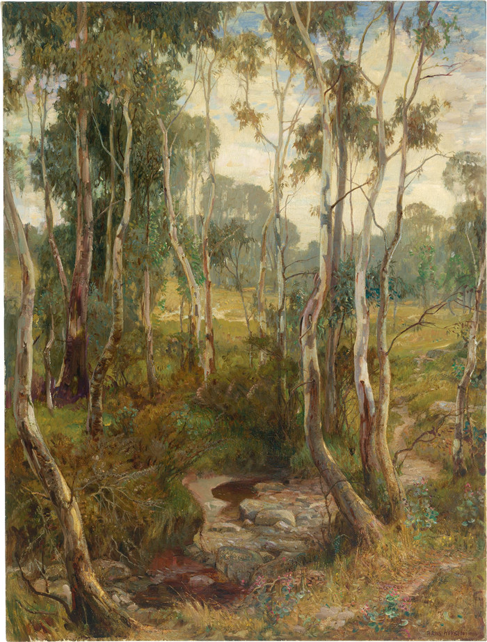 汉斯·海森(Hans Heysen)作品-德国汉堡,1877年