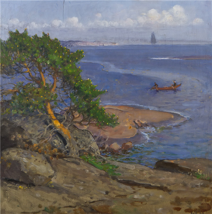 布罗费尔特(Venny Soldan-Brofeldt)作品-从群岛看风景