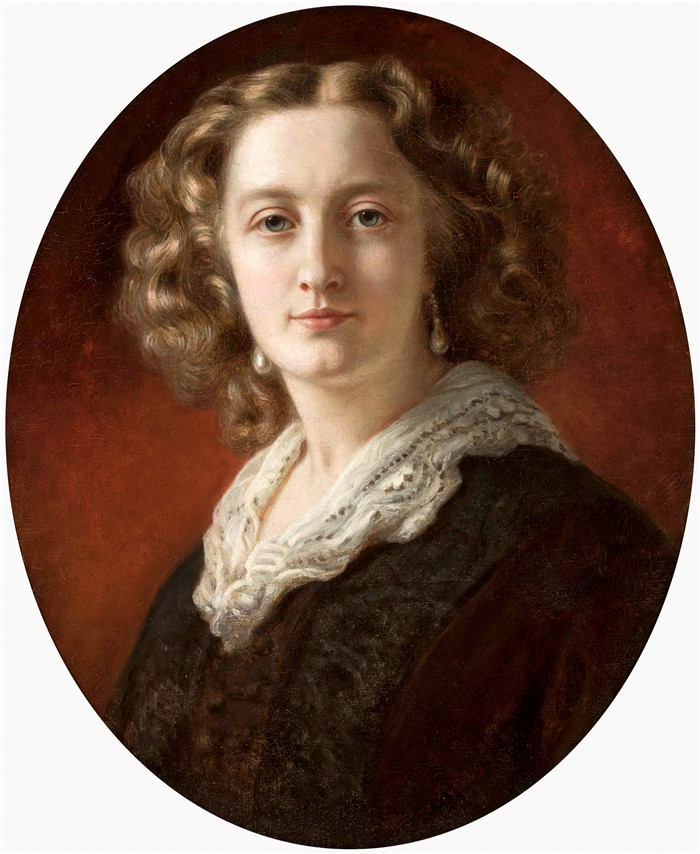《Zofia Odescalchi》弗朗兹·萨维尔·温特豪德(Franz Xaver Winterhalter)作品