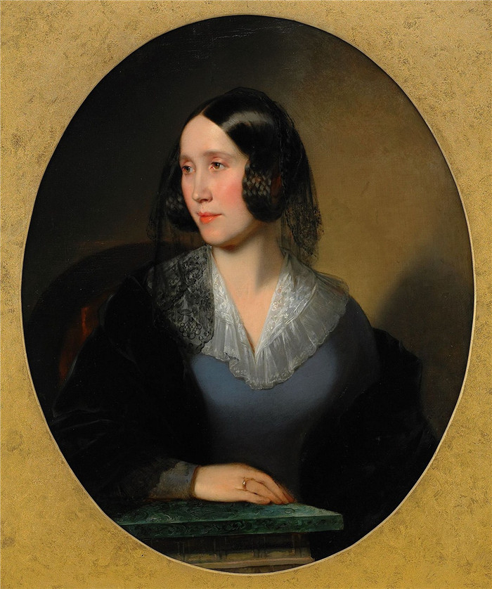 《Vera Golitsina》弗朗兹·萨维尔·温特豪德（Franz Xaver Winterhalter）作品