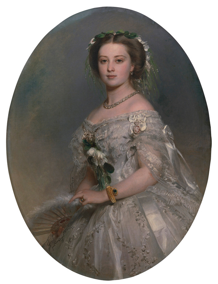 《Victoria Princess Royal》弗朗兹·萨维尔·温特豪德（Franz Xaver Winterhalter）作品 , 1857年
