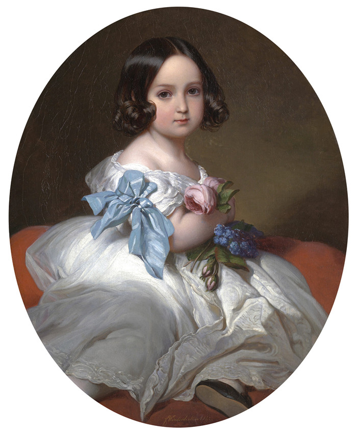 《Princess Charlotte of Belgium》弗朗兹·萨维尔·温特豪德（Franz Xaver Winterhalter）作品