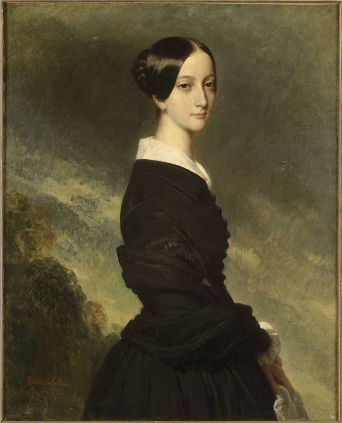 弗朗兹·萨维尔·温特豪德(Franz Xaver Winterhalter)作品-Francisca de braganca