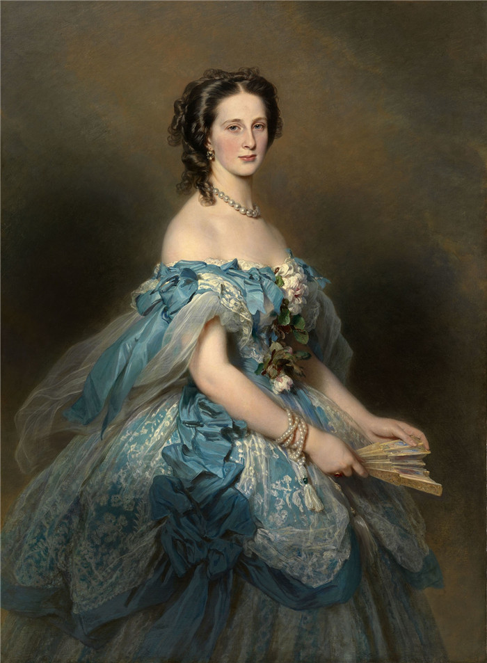 《大公夫人》弗朗兹·萨维尔·温特豪德(Franz Xaver Winterhalter)作品