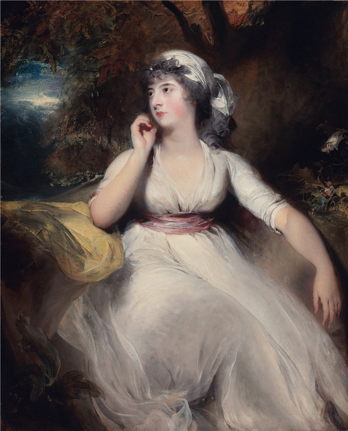 《Selina Peckwell 小姐的肖像》托马斯·劳伦斯（Thomas Lawrence）作品