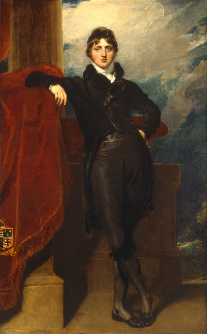 《格兰维尔·莱文森-高尔勋爵》托马斯·劳伦斯（Thomas Lawrence）作品