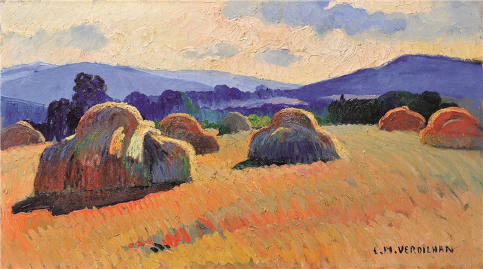 马蒂厄·韦德兰（Louis-Mathieu Verdilhan）作品-野兽派绘画Fauvist Paintings