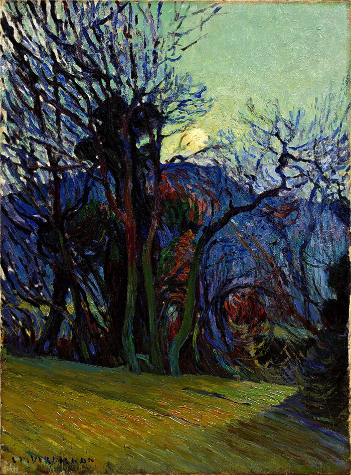 《树与太阳》马蒂厄·韦德兰（Louis-Mathieu Verdilhan）作品-Galerie David Pluskwa