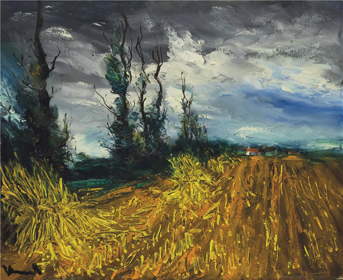莫里斯·德·弗拉明克(Maurice De Vlaminck)作品-les bles