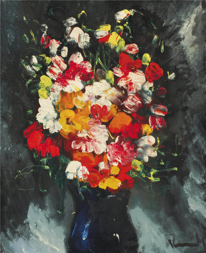 莫里斯·德·弗拉明克(Maurice De Vlaminck)作品-花束bouquet de fleurs