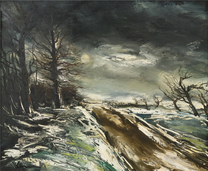 莫里斯·德·弗拉明克(Maurice De Vlaminck)作品-景观paysage d landscape
