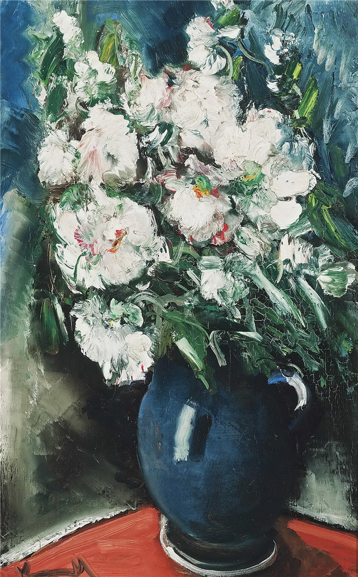 《圣诞玫瑰》莫里斯·德·弗拉明克(Maurice De Vlaminck)作品-roses de noel
