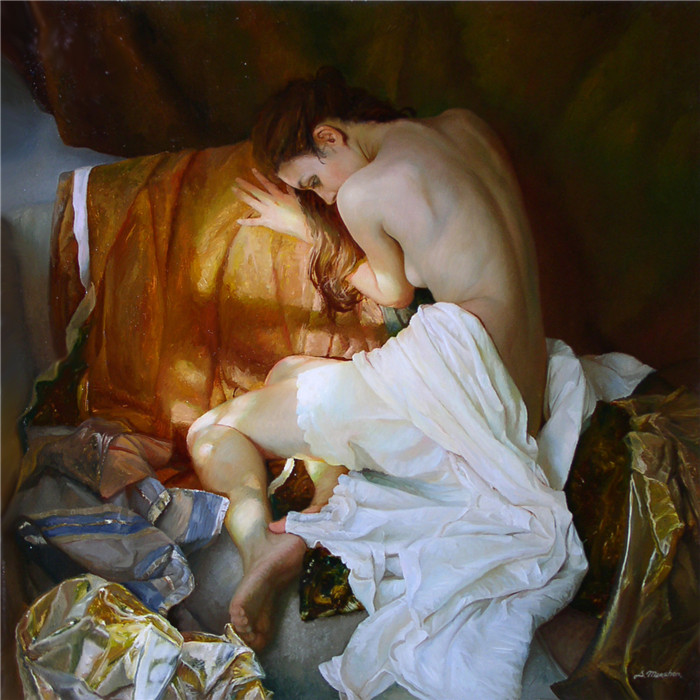 《早晨. 2007》马什尼科夫（Sergey Marshennikov）作品- 55x55cm
