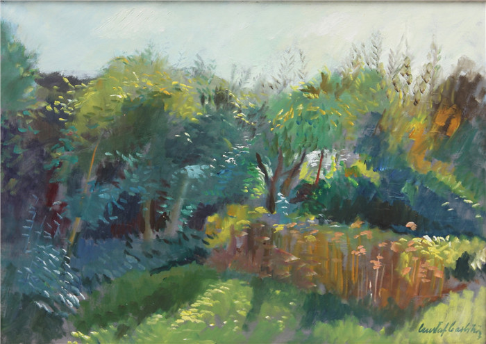 古斯塔夫·卡尔斯特罗姆（Gustaf Carlstrom）作品-树林