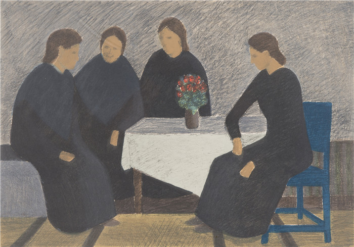 《彩色石版画》韦科·维奥诺加(Veikko Vionoja)作品