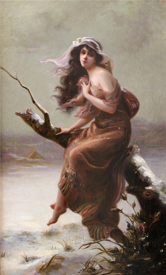 《戏剧绘画》爱德华·比松（Edouard Bisson）作品-Dramatic Painting