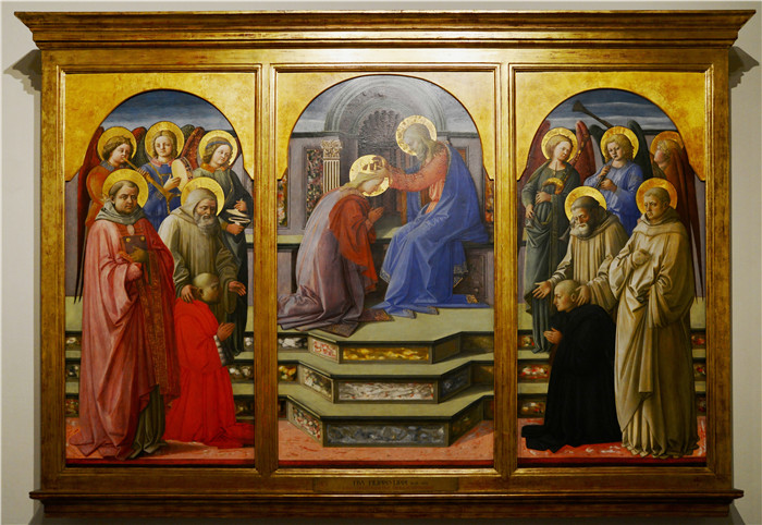 《圣母加冕礼》菲利皮诺·利皮(Filippino Lippi)作品-Coronation of the Virgin (Filippo Lippi) September 2015-1a
