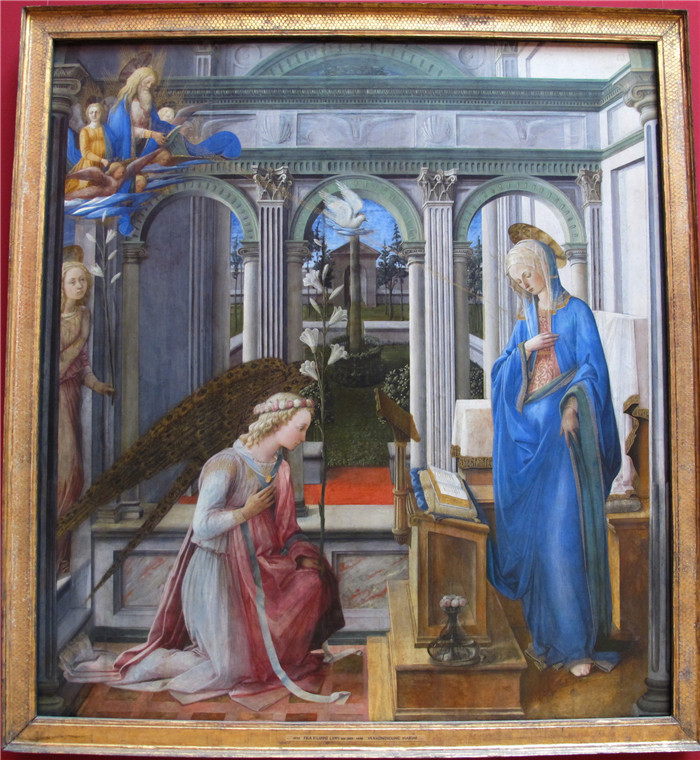 菲利皮诺·利皮(Filippino Lippi)作品-穆斯林年鉴annunciazione delle murate 01