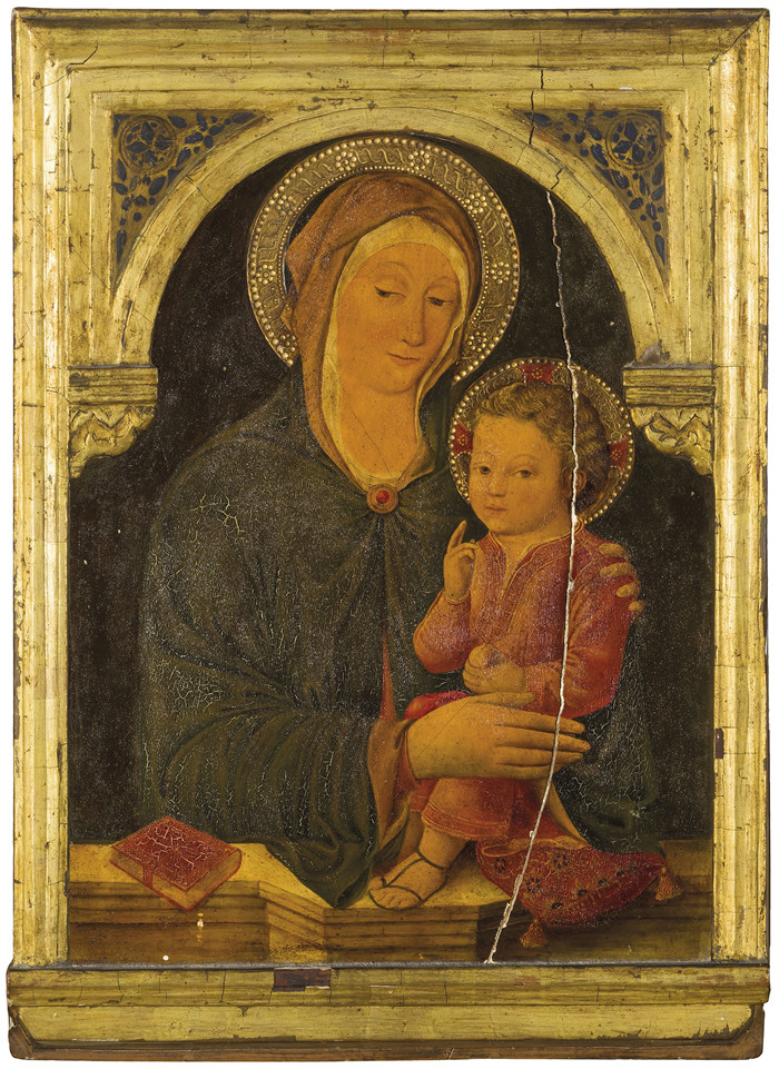 《圣母与圣子》雅各布·贝里尼（Jacopo Bellini）作品-Madonna and Child, 1430s