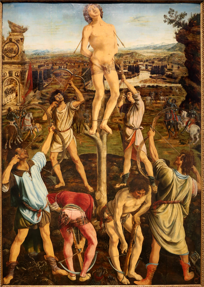 安东尼奥·德尔·波拉约洛(Antonio del Pollaiolo)-圣塞巴斯蒂安的殉难