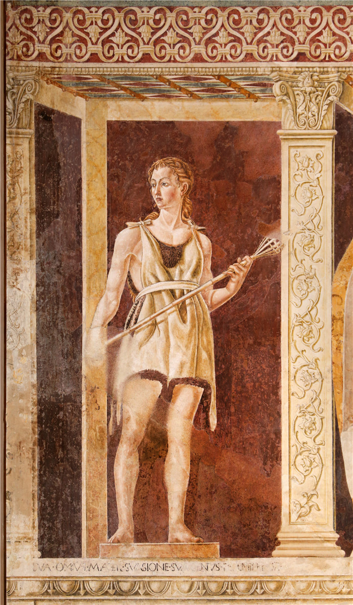 安德里亚·德尔·卡斯塔尼奥(Andrea del Castagno)-《圣母与亚当夏娃之间的孩子》